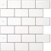 10-Sheet Peel and Stick Tile for Kitchen Backsplash, 12x12 inches White Subway Tile with Grey Grout