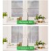 Window Film Privacy Blinds Glass Film Decorative Non-Adhesive Frosted Static Cling Sun Blocking Heat Control Home Office Stickers for Bathroom Door Coverings, Stripe Patterns 17.7 x 78.7 Inch