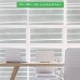 Window Film Privacy Blinds Glass Film Decorative Non-Adhesive Frosted Static Cling Sun Blocking Heat Control Home Office Stickers for Bathroom Door Coverings, Stripe Patterns 17.7 x 78.7 Inch