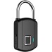 Fingerprint Padlock, Smart Biometric Lock, Ip65 Waterproof and Anti-Theft, USB Battery Low Battery Smart Reminder, Suitable for Sports School Office Lockers, Backpacks, Suitcases,