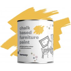 Custard Yellow Chalk Based Furniture Paint Matt Finish Wall and Upcycle DIY Home Improvement 1L / 35oz Shabby Chic Vintage Chalky (50+ Colours Available)