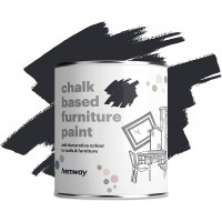 Anthracite Grey Chalk Based Furniture Paint Matt Finish Wall Upcycle DIY Home Improvement 1L / 35oz Shabby Chic Vintage Chalky