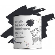 Anthracite Grey Chalk Based Furniture Paint Matt Finish Wall Upcycle DIY Home Improvement 1L / 35oz Shabby Chic Vintage Chalky